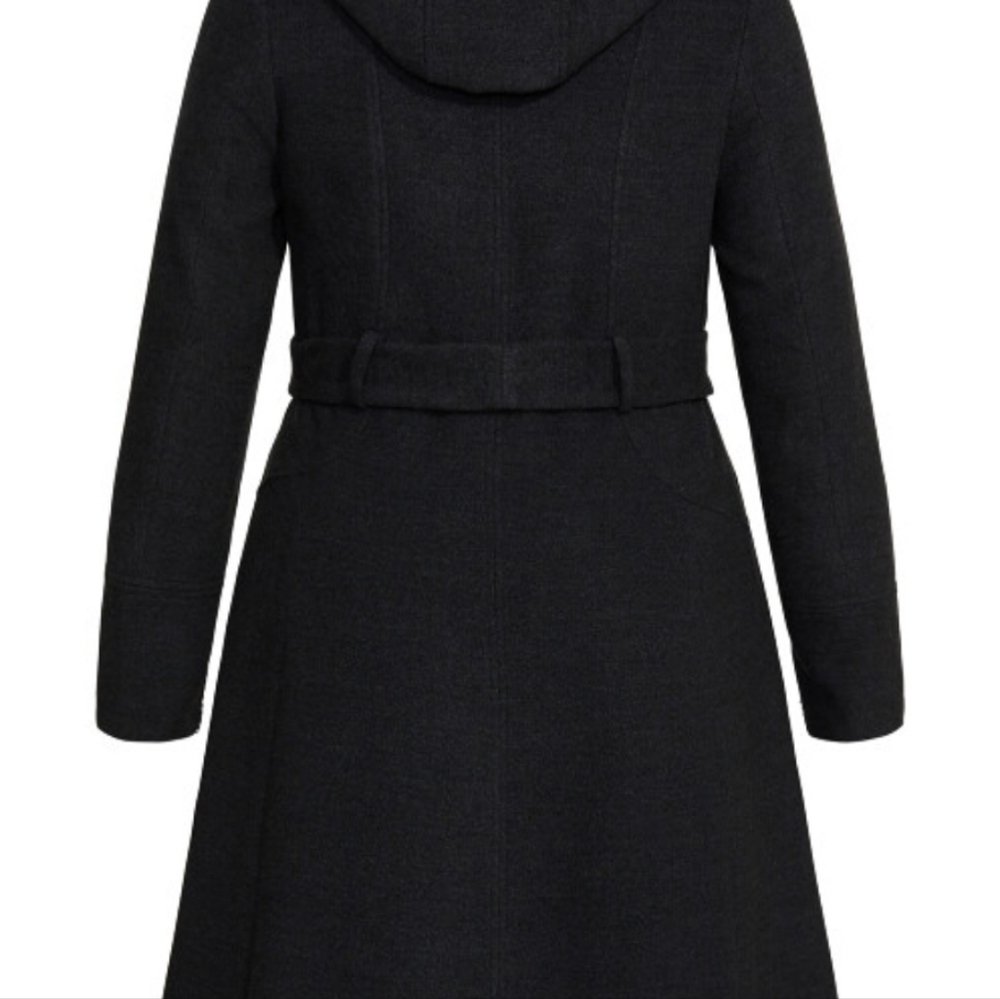 NWT City Chic Coat Miss Mysterious - Picture 6 of 6